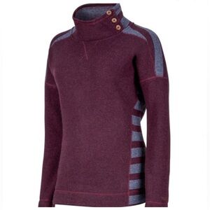 Marmot, wool blend sweater, size medium, purple